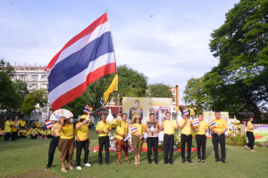 มรภ.เทพสตรี ร่วมกิจกรรมเดิน วิ่ง ปั่น ธงตราสัญลักษณ์งานเฉลิมพระเกียรติพระบาทสมเด็จพระเจ้าอยู่หัวฯ