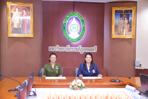 มรท. ร่วมพิธีลงนามบันทึกข้อตกลงความร่วมมือทางการศึกษาเพื่อยกระดับคุณภาพการศึกษาของศูนย์พัฒนาเด็กเล็ก ศูนย์การบินทหารบก