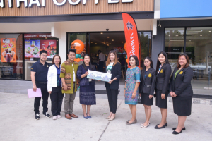 มรท. ร่วมแสดงความยินดีในโอกาสเปิดร้านกาแฟพันธุ์ไทย สาขามหาวิทยาลัยราชภัฏเทพสตรี