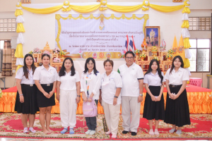 มรภ.เทพสตรี ร่วมพิธีเจริญพระพุทธมนต์เฉลิมพระเกียรติ ถวายพระพรชัยมงคลแด่ พระบาทสมเด็จพระเจ้าอยู่หัว เนื่องในโอกาสมหามงคลเฉลิมพระชนมพรรษา 6 รอบ 28 กรกฎาคม 2567 ครั้งที่ 6