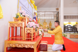 มรภ.เทพสตรี ร่วมพิธีเจริญพระพุทธมนต์เฉลิมพระเกียรติ ถวายพระพรชัยมงคลแด่ พระบาทสมเด็จพระเจ้าอยู่หัว เนื่องในโอกาสมหามงคลเฉลิมพระชนมพรรษา 6 รอบ 28 กรกฎาคม 2567 ครั้งที่ 6