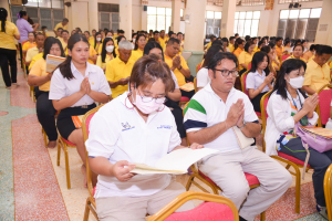 มรภ.เทพสตรี ร่วมพิธีเจริญพระพุทธมนต์เฉลิมพระเกียรติ ถวายพระพรชัยมงคลแด่ พระบาทสมเด็จพระเจ้าอยู่หัว เนื่องในโอกาสมหามงคลเฉลิมพระชนมพรรษา 6 รอบ 28 กรกฎาคม 2567 ครั้งที่ 6