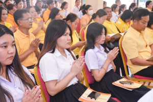 มรภ.เทพสตรี ร่วมพิธีเจริญพระพุทธมนต์เฉลิมพระเกียรติ ถวายพระพรชัยมงคลแด่ พระบาทสมเด็จพระเจ้าอยู่หัว เนื่องในโอกาสมหามงคลเฉลิมพระชนมพรรษา 6 รอบ 28 กรกฎาคม 2567 ครั้งที่ 6