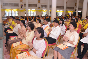 มรภ.เทพสตรี ร่วมพิธีเจริญพระพุทธมนต์เฉลิมพระเกียรติ ถวายพระพรชัยมงคลแด่ พระบาทสมเด็จพระเจ้าอยู่หัว เนื่องในโอกาสมหามงคลเฉลิมพระชนมพรรษา 6 รอบ 28 กรกฎาคม 2567 ครั้งที่ 6