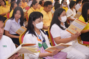 มรภ.เทพสตรี ร่วมพิธีเจริญพระพุทธมนต์เฉลิมพระเกียรติ ถวายพระพรชัยมงคลแด่ พระบาทสมเด็จพระเจ้าอยู่หัว เนื่องในโอกาสมหามงคลเฉลิมพระชนมพรรษา 6 รอบ 28 กรกฎาคม 2567 ครั้งที่ 6