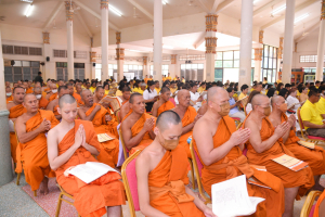 มรภ.เทพสตรี ร่วมพิธีเจริญพระพุทธมนต์เฉลิมพระเกียรติ ถวายพระพรชัยมงคลแด่ พระบาทสมเด็จพระเจ้าอยู่หัว เนื่องในโอกาสมหามงคลเฉลิมพระชนมพรรษา 6 รอบ 28 กรกฎาคม 2567 ครั้งที่ 6