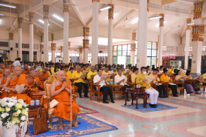 มรภ.เทพสตรี ร่วมพิธีเจริญพระพุทธมนต์เฉลิมพระเกียรติ ถวายพระพรชัยมงคลแด่ พระบาทสมเด็จพระเจ้าอยู่หัว เนื่องในโอกาสมหามงคลเฉลิมพระชนมพรรษา 6 รอบ 28 กรกฎาคม 2567 ครั้งที่ 6