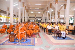 มรภ.เทพสตรี ร่วมพิธีเจริญพระพุทธมนต์เฉลิมพระเกียรติ ถวายพระพรชัยมงคลแด่ พระบาทสมเด็จพระเจ้าอยู่หัว เนื่องในโอกาสมหามงคลเฉลิมพระชนมพรรษา 6 รอบ 28 กรกฎาคม 2567 ครั้งที่ 6
