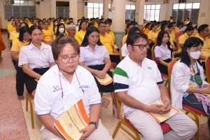 มรภ.เทพสตรี ร่วมพิธีเจริญพระพุทธมนต์เฉลิมพระเกียรติ ถวายพระพรชัยมงคลแด่ พระบาทสมเด็จพระเจ้าอยู่หัว เนื่องในโอกาสมหามงคลเฉลิมพระชนมพรรษา 6 รอบ 28 กรกฎาคม 2567 ครั้งที่ 6