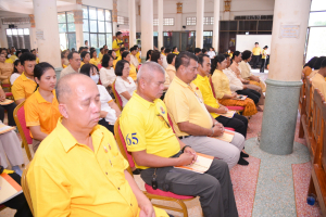 มรภ.เทพสตรี ร่วมพิธีเจริญพระพุทธมนต์เฉลิมพระเกียรติ ถวายพระพรชัยมงคลแด่ พระบาทสมเด็จพระเจ้าอยู่หัว เนื่องในโอกาสมหามงคลเฉลิมพระชนมพรรษา 6 รอบ 28 กรกฎาคม 2567 ครั้งที่ 6