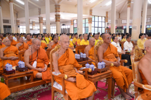 มรภ.เทพสตรี ร่วมพิธีเจริญพระพุทธมนต์เฉลิมพระเกียรติ ถวายพระพรชัยมงคลแด่ พระบาทสมเด็จพระเจ้าอยู่หัว เนื่องในโอกาสมหามงคลเฉลิมพระชนมพรรษา 6 รอบ 28 กรกฎาคม 2567 ครั้งที่ 6