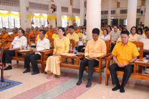 มรภ.เทพสตรี ร่วมพิธีเจริญพระพุทธมนต์เฉลิมพระเกียรติ ถวายพระพรชัยมงคลแด่ พระบาทสมเด็จพระเจ้าอยู่หัว เนื่องในโอกาสมหามงคลเฉลิมพระชนมพรรษา 6 รอบ 28 กรกฎาคม 2567 ครั้งที่ 6