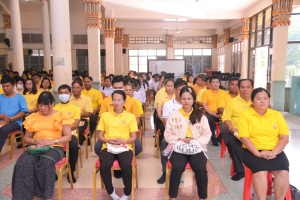มรภ.เทพสตรี ร่วมพิธีเจริญพระพุทธมนต์เฉลิมพระเกียรติ ถวายพระพรชัยมงคลแด่ พระบาทสมเด็จพระเจ้าอยู่หัว เนื่องในโอกาสมหามงคลเฉลิมพระชนมพรรษา 6 รอบ 28 กรกฎาคม 2567 ครั้งที่ 6