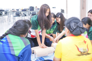 มรท. จัดอบรมการปฐมพยาบาลเบื้องต้นและช่วยฟื้นคืนชีพขั้นพื้นฐาน