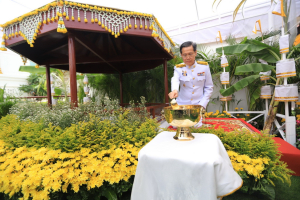 มรภ.เทพสตรี ร่วมพิธีทำน้ำพระพุทธมนต์ศักดิ์สิทธิ์ของจังหวัดลพบุรี