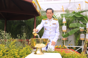 มรภ.เทพสตรี ร่วมพิธีทำน้ำพระพุทธมนต์ศักดิ์สิทธิ์ของจังหวัดลพบุรี
