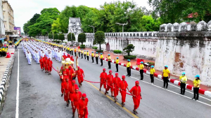 มรภ.เทพสตรี ร่วมพิธีทำน้ำพระพุทธมนต์ศักดิ์สิทธิ์ของจังหวัดลพบุรี