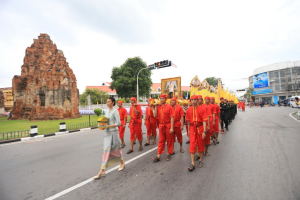 มรภ.เทพสตรี ร่วมพิธีทำน้ำพระพุทธมนต์ศักดิ์สิทธิ์ของจังหวัดลพบุรี