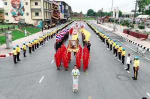 มรภ.เทพสตรี ร่วมพิธีทำน้ำพระพุทธมนต์ศักดิ์สิทธิ์ของจังหวัดลพบุรี