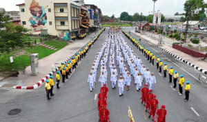 มรภ.เทพสตรี ร่วมพิธีทำน้ำพระพุทธมนต์ศักดิ์สิทธิ์ของจังหวัดลพบุรี
