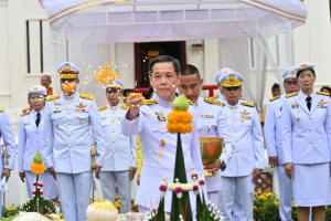 มรภ.เทพสตรี ร่วมพิธีทำน้ำพระพุทธมนต์ศักดิ์สิทธิ์ของจังหวัดลพบุรี