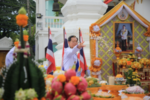 มรภ.เทพสตรี ร่วมพิธีทำน้ำพระพุทธมนต์ศักดิ์สิทธิ์ของจังหวัดลพบุรี