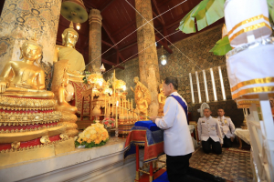 มรภ.เทพสตรี ร่วมพิธีทำน้ำพระพุทธมนต์ศักดิ์สิทธิ์ของจังหวัดลพบุรี