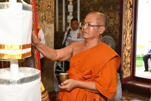 มรภ.เทพสตรี ร่วมพิธีทำน้ำพระพุทธมนต์ศักดิ์สิทธิ์ของจังหวัดลพบุรี