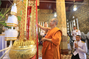มรภ.เทพสตรี ร่วมพิธีทำน้ำพระพุทธมนต์ศักดิ์สิทธิ์ของจังหวัดลพบุรี