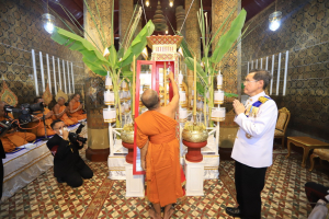มรภ.เทพสตรี ร่วมพิธีทำน้ำพระพุทธมนต์ศักดิ์สิทธิ์ของจังหวัดลพบุรี