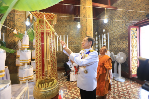มรภ.เทพสตรี ร่วมพิธีทำน้ำพระพุทธมนต์ศักดิ์สิทธิ์ของจังหวัดลพบุรี