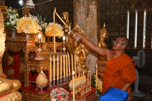 มรภ.เทพสตรี ร่วมพิธีทำน้ำพระพุทธมนต์ศักดิ์สิทธิ์ของจังหวัดลพบุรี