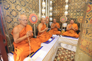 มรภ.เทพสตรี ร่วมพิธีทำน้ำพระพุทธมนต์ศักดิ์สิทธิ์ของจังหวัดลพบุรี