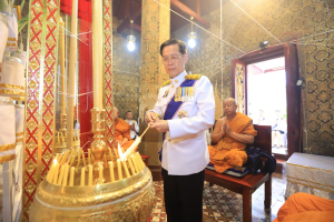 มรภ.เทพสตรี ร่วมพิธีทำน้ำพระพุทธมนต์ศักดิ์สิทธิ์ของจังหวัดลพบุรี