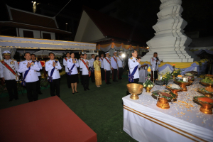 มรภ.เทพสตรี ร่วมพิธีทำน้ำพระพุทธมนต์ศักดิ์สิทธิ์ของจังหวัดลพบุรี