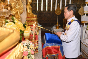 มรภ.เทพสตรี ร่วมพิธีทำน้ำพระพุทธมนต์ศักดิ์สิทธิ์ของจังหวัดลพบุรี