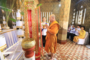 มรภ.เทพสตรี ร่วมพิธีทำน้ำพระพุทธมนต์ศักดิ์สิทธิ์ของจังหวัดลพบุรี