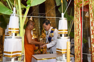 มรภ.เทพสตรี ร่วมพิธีทำน้ำพระพุทธมนต์ศักดิ์สิทธิ์ของจังหวัดลพบุรี