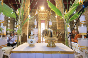 มรภ.เทพสตรี ร่วมพิธีทำน้ำพระพุทธมนต์ศักดิ์สิทธิ์ของจังหวัดลพบุรี