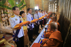 มรภ.เทพสตรี ร่วมพิธีทำน้ำพระพุทธมนต์ศักดิ์สิทธิ์ของจังหวัดลพบุรี