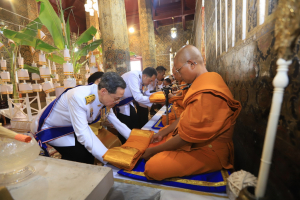 มรภ.เทพสตรี ร่วมพิธีทำน้ำพระพุทธมนต์ศักดิ์สิทธิ์ของจังหวัดลพบุรี