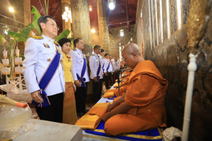 มรภ.เทพสตรี ร่วมพิธีทำน้ำพระพุทธมนต์ศักดิ์สิทธิ์ของจังหวัดลพบุรี