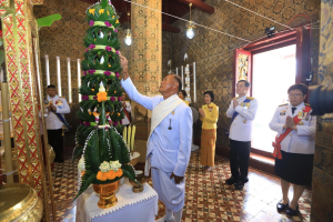มรภ.เทพสตรี ร่วมพิธีทำน้ำพระพุทธมนต์ศักดิ์สิทธิ์ของจังหวัดลพบุรี