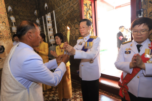 มรภ.เทพสตรี ร่วมพิธีทำน้ำพระพุทธมนต์ศักดิ์สิทธิ์ของจังหวัดลพบุรี