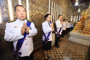 มรภ.เทพสตรี ร่วมพิธีทำน้ำพระพุทธมนต์ศักดิ์สิทธิ์ของจังหวัดลพบุรี