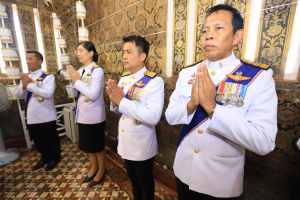 มรภ.เทพสตรี ร่วมพิธีทำน้ำพระพุทธมนต์ศักดิ์สิทธิ์ของจังหวัดลพบุรี
