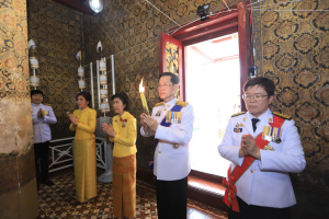มรภ.เทพสตรี ร่วมพิธีทำน้ำพระพุทธมนต์ศักดิ์สิทธิ์ของจังหวัดลพบุรี