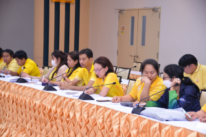 การประชุม คกก.ฝ่ายสวัสดิการ งานรวมใจใส่เสื้อเหลือง เดิน - วิ่ง เฉลิมพระเกียรติ 72 พรรษา