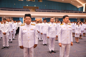 อธิการบดี มรภ.เทพสตรี พร้อมคณะผู้บริหาร บุคลากร และนักศึกษา จัดพิธีถวายพระพรชัยมงคล พระบาทสมเด็จพระเจ้าอยู่หัว เนื่องในโอกาสมหามงคลเฉลิมพระชนมพรรษา 6 รอบ 28 กรกฎาคม 2567