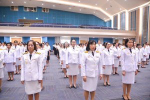 อธิการบดี มรภ.เทพสตรี พร้อมคณะผู้บริหาร บุคลากร และนักศึกษา จัดพิธีถวายพระพรชัยมงคล พระบาทสมเด็จพระเจ้าอยู่หัว เนื่องในโอกาสมหามงคลเฉลิมพระชนมพรรษา 6 รอบ 28 กรกฎาคม 2567